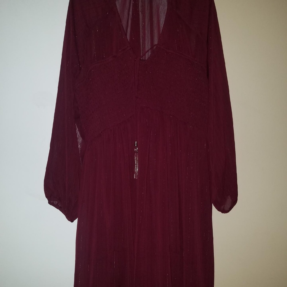 Maroon Dress